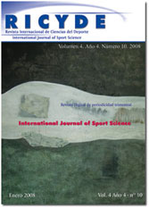 Revista Internacional de Ciencias del Deporte. International Journal of Sport Science. RICYDE. Pr&oacute;ximo n&uacute;mero 21, Octubre de 2010. Volumen 6